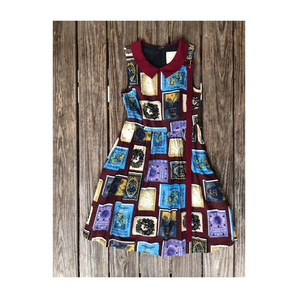 Modcloth Whimsy Without End Dress- Book